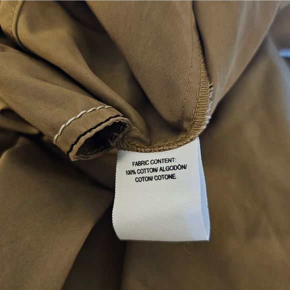 DEREK LAM 10 CROSBY Khaki Wrap Dress - Size 6 NWT - Picture 8 of 9